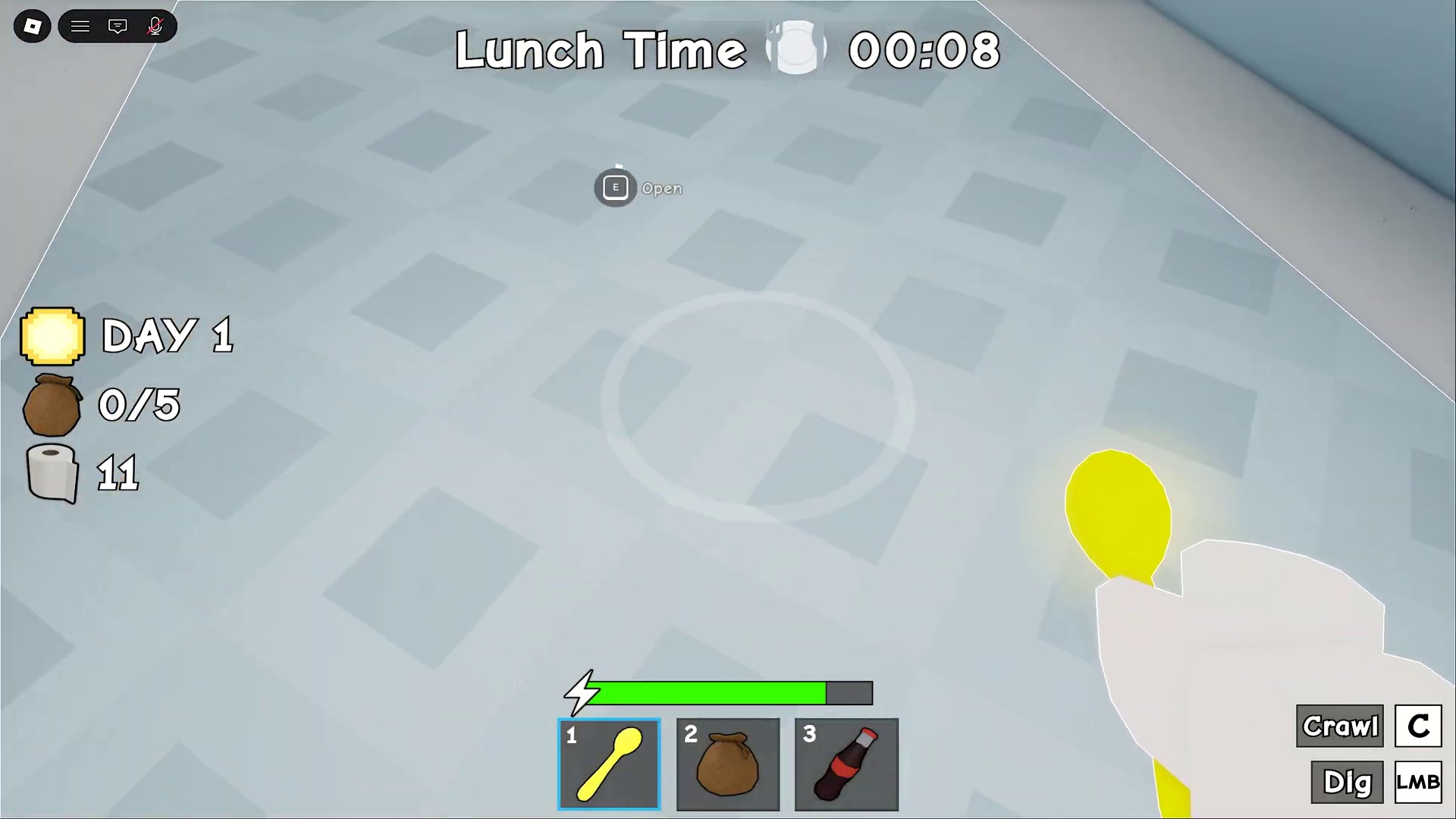 Navigating the Prison and First Encounter with the Guard